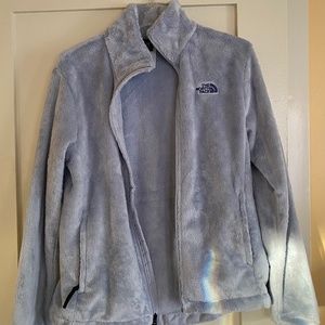 The North Face fluffy zip up fleece